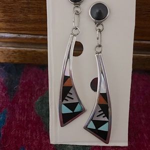 SOUTHWEST NATIVE AMERICAN INDIAN EARRINGS